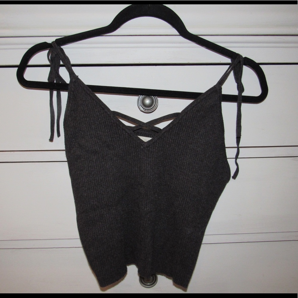 Cries Cross Tie Tank knit